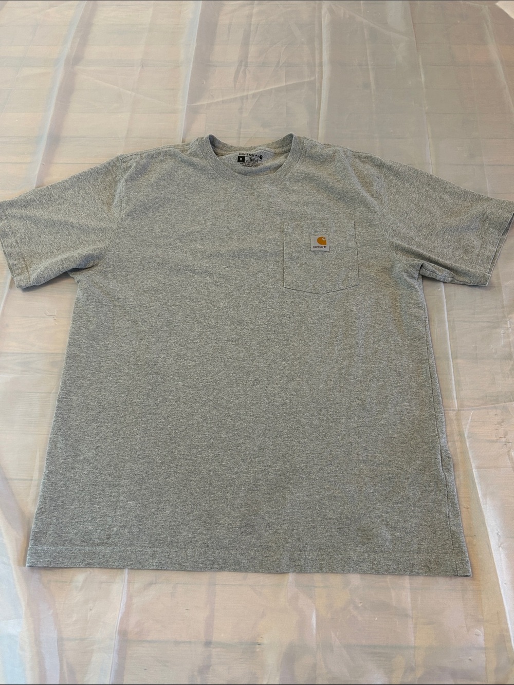 Carhartt Men's Short Sleeve Pocket Tee - Heather Gray